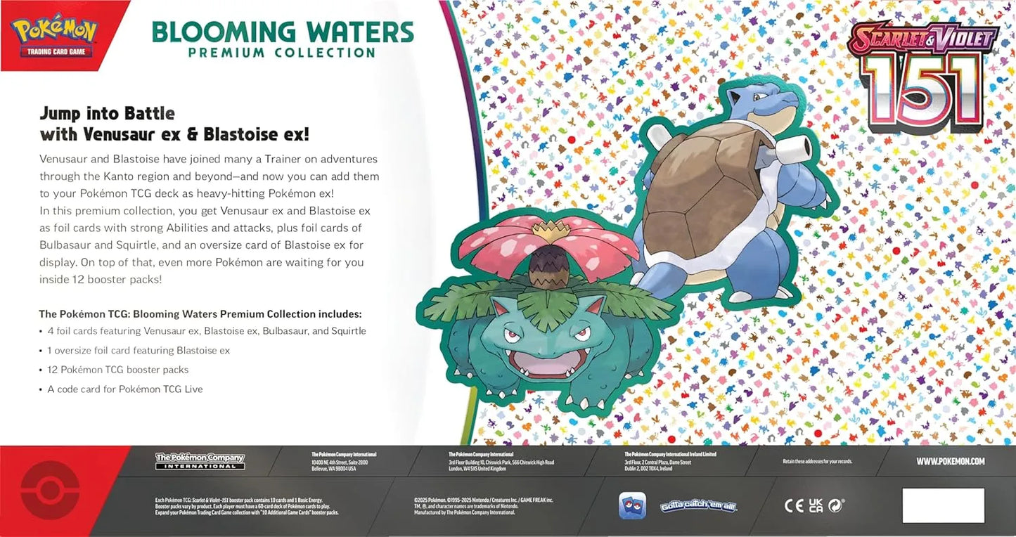 Pokémon Scarlet & Violet 151 Blooming Waters Premium Collection Box